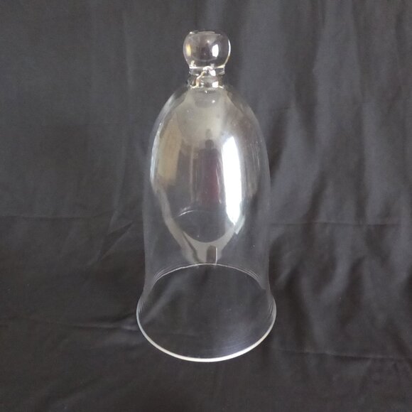 NEW 13” GLASS BELL SHAPED CLOCHE DISPLAY DOME COVER - Picture 2 of 6